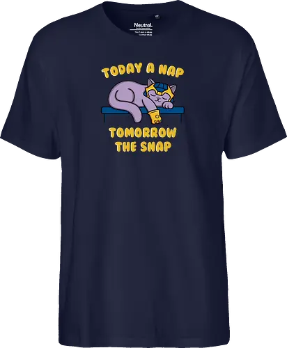 kitthanos - nap, Snap, cat, katze, nickerchen - Fairtrade T-Shirt