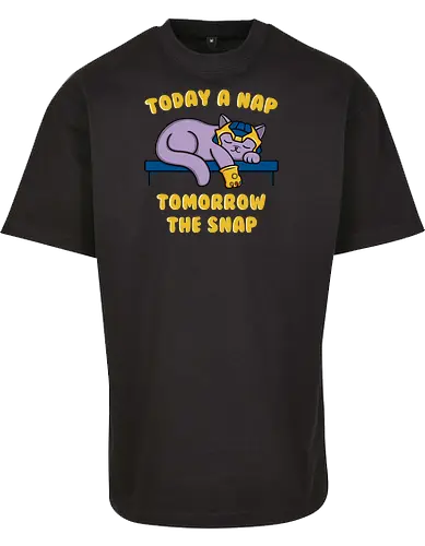 kitthanos - nap, Snap, cat, katze, nickerchen - BYB Oversize T-Shirt 