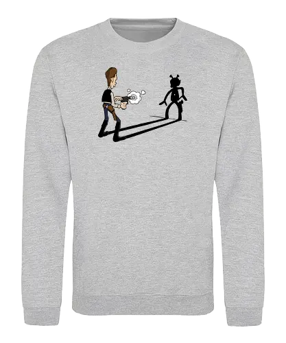 Lucky Han - lucky, luke, han, Solo, space opera, schatten, Shadow, shootout - Sweatshirt