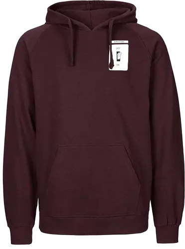 EMOTION Off / ON - Schalter, switch, Emotionen - Fairtrade Hoodie