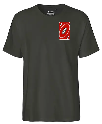 Reverse Meme - Uno, cards, karte, kartenspiel - Fairtrade T-Shirt