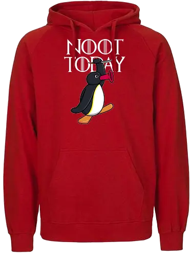 Noot Today - Pingu, Noot, not today, game, arya, pinguin, Statement, throConsole - Fairtrade Hoodie