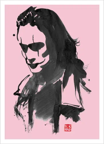 Crow Sumi-e