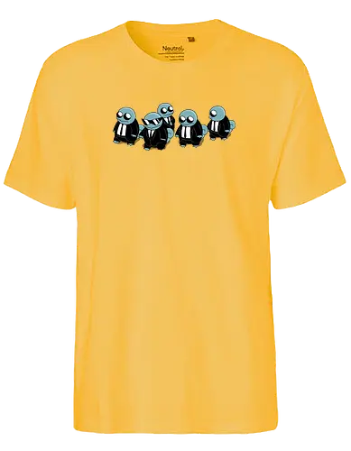 reservior turtles - reservoir dogs, turtles, gang, pocket, monsters, water, starter, ash, mashup - Fairtrade T-Shirt