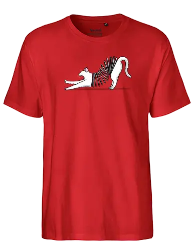 sHero of Timt - cat, katze, Magische Spirale, 90s, mornings, montag, müde, sleepy, SHero of Timey - Fairtrade T-Shirt