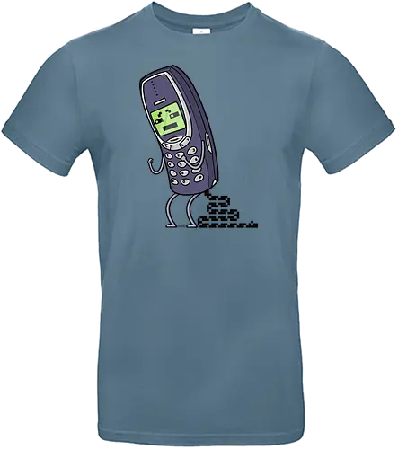 Snake Happens - snake, shit happens, Nokia, 3310, pixel, retro, handy - Standard T-Shirt