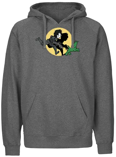 The Adventures of Edward - scherenhände, tim und struppi, dog, edward, mashup, hund, Scissors - Fairtrade Hoodie