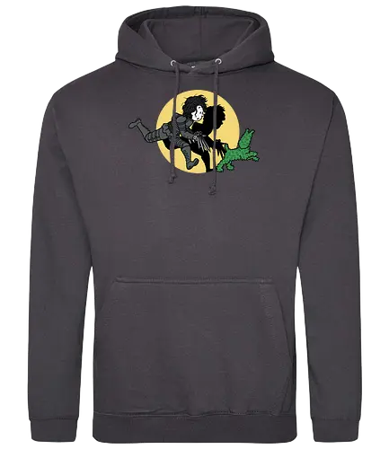 The Adventures of Edward - scherenhände, tim und struppi, dog, edward, mashup, hund, Scissors - Standard Hoodie