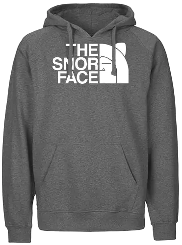 The snor face - north, pocket, monster, mashup, sleep, sleeping, schlafen, snore - Fairtrade Hoodie