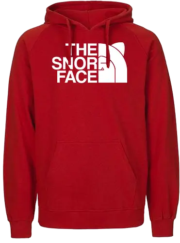 The snor face - north, pocket, monster, mashup, sleep, sleeping, schlafen, snore - Fairtrade Hoodie
