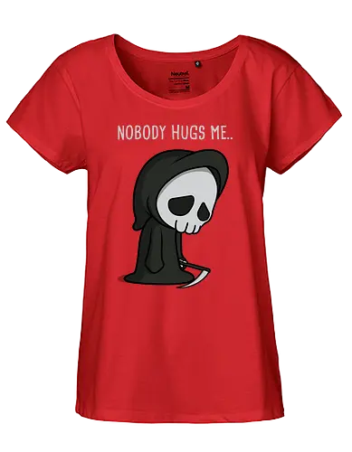 Nobody Hugs - Fairtrade Girl Shirt