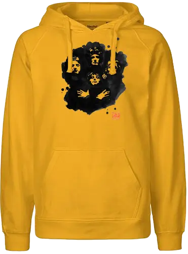 Bohemian - popmusic, sumi-e, rock, queen - Fairtrade Hoodie