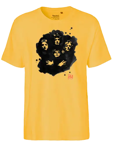 Bohemian - popmusic, sumi-e, rock, queen - Fairtrade T-Shirt
