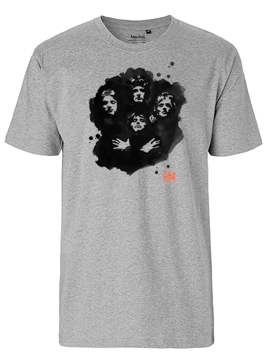 Bohemian - popmusic, sumi-e, rock, queen - Fairtrade T-Shirt