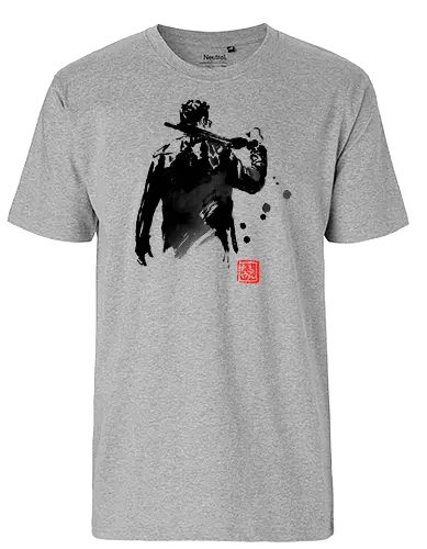 Arnold - schwarzenegger, terminator, sumi-e, be, back - Fairtrade T-Shirt