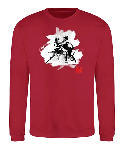 Sumo - sumo, sumi-e, Ringen, kunst, Zweikampf - Sweatshirt