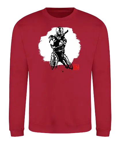 Murphy - robocop, action, 80s, hero, sumi-e - Sweatshirt