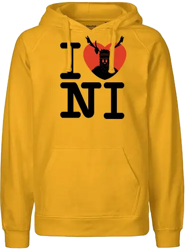 I Love NI - ritter der kokosnuss, film, ni, monty python - Fairtrade Hoodie