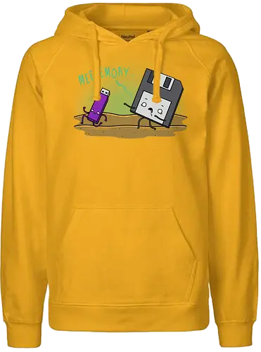 Memory - it, Floppy Disk, Diskette, Usb Stick, Flash speicher - Fairtrade Hoodie
