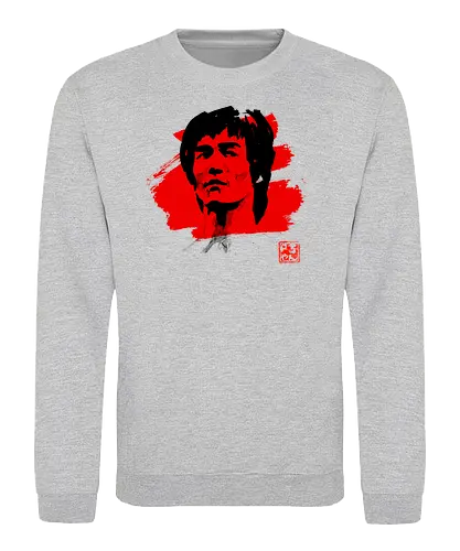 Bruce - lee, bäm, kung fu, sumi-e - Sweatshirt