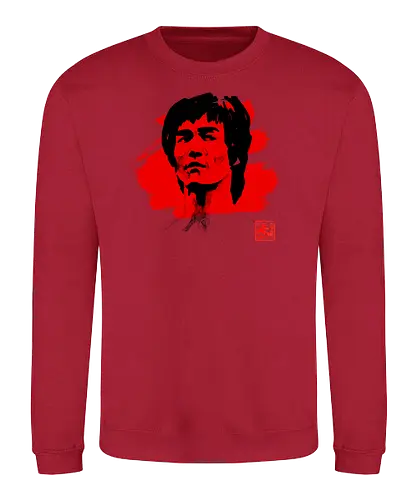 Bruce - lee, bäm, kung fu, sumi-e - Sweatshirt