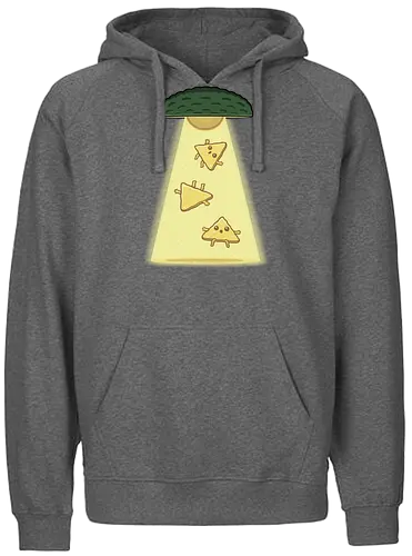 Ufocado! - avocado, ufo, fun, food - Fairtrade Hoodie