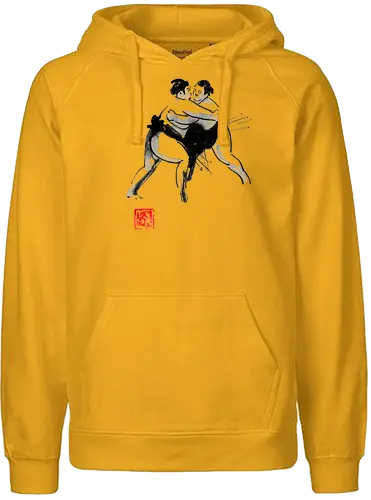 sumo - sumo, sumi-e, japan, wrestling, nippon - Fairtrade Hoodie