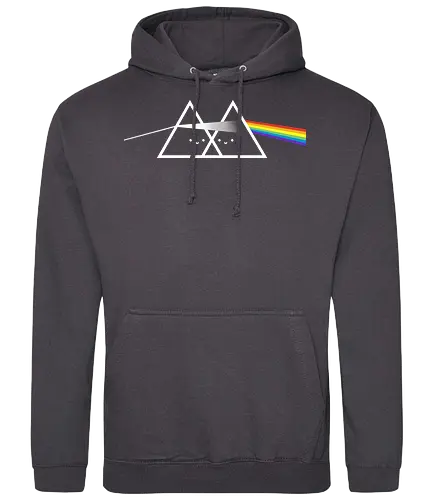 Cute side of the Rainbow! - rainbow, Prism, music, mashup, album cover - Standard Hoodie