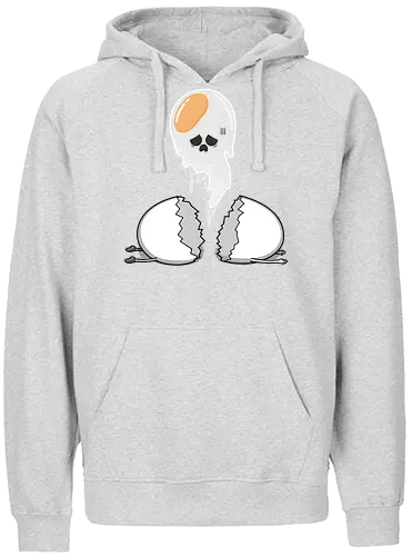 Egghost! - egg, ei, ghost, geist, essen - Fairtrade Hoodie