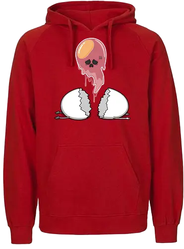 Egghost! - egg, ei, ghost, geist, essen - Fairtrade Hoodie