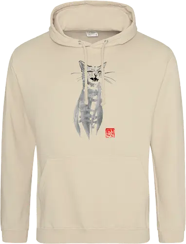 blinking cat