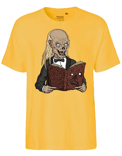 Evil Tales! - mashup, tv, movie, Tales from the crypt, necronomicon, book - Fairtrade T-Shirt