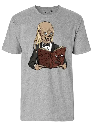 Evil Tales! - mashup, tv, movie, Tales from the crypt, necronomicon, book - Fairtrade T-Shirt