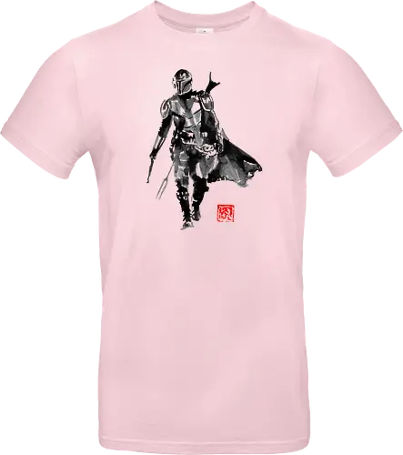 mando - tv, scifi, space opera, Mando, sumi-e - Standard T-Shirt