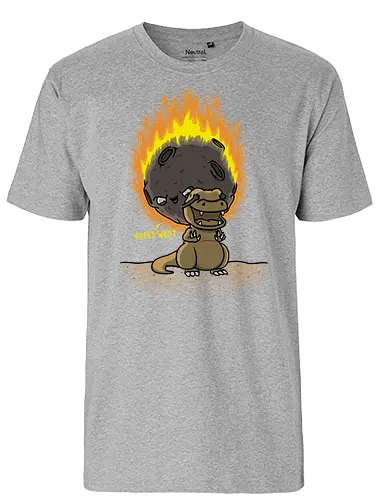 Guess Who?! - dino, dinosaurier, extinct, meteor, tyrannosaurus - Fairtrade T-Shirt