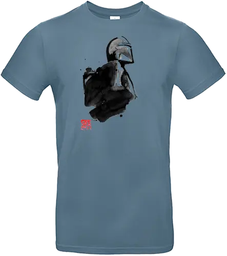 Bounty Hunter Sumi-e - bounty hunter, series, scifi, space opera, sumi-e - Standard T-Shirt