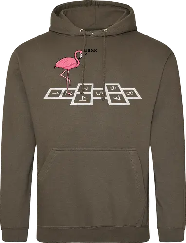Hopping Flamingo!