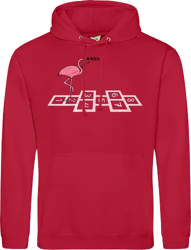 Hopping Flamingo!