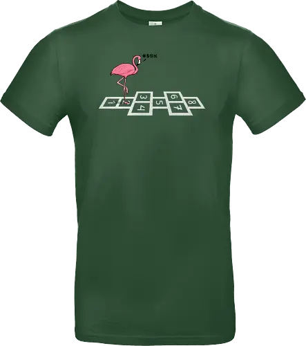 Hopping Flamingo!