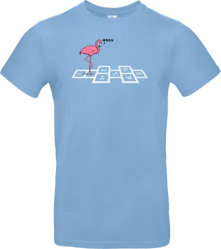 Hopping Flamingo!