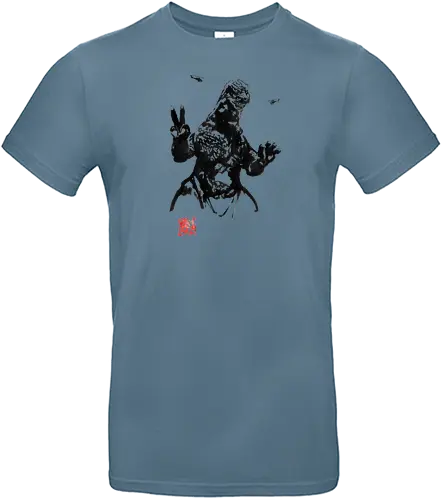 cool monster - film, movie, sumi-e, kaiju, monster - Standard T-Shirt