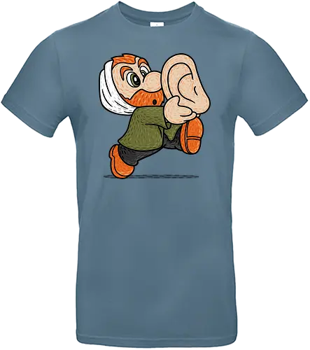 Super Vincent! - mario, van gogh, jump'n'run, art - Standard T-Shirt