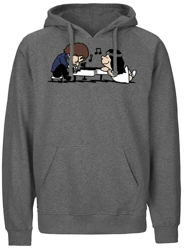 Imagine! - music, Lennon, Yoko, mashup, image, comic - Fairtrade Hoodie