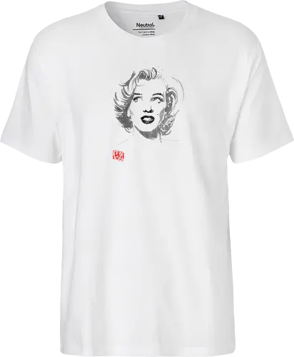 Marilyn looks left