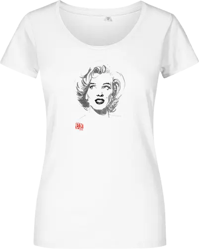 Marilyn looks left