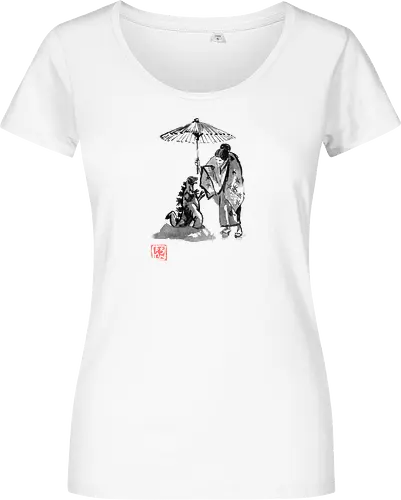 geisha and baby kaiju