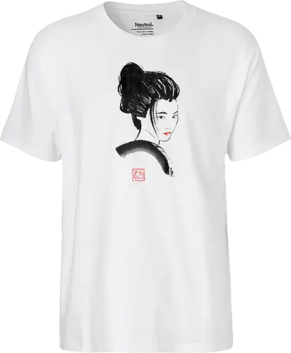 geisha red lips