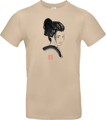 geisha red lips