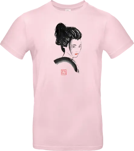 geisha red lips