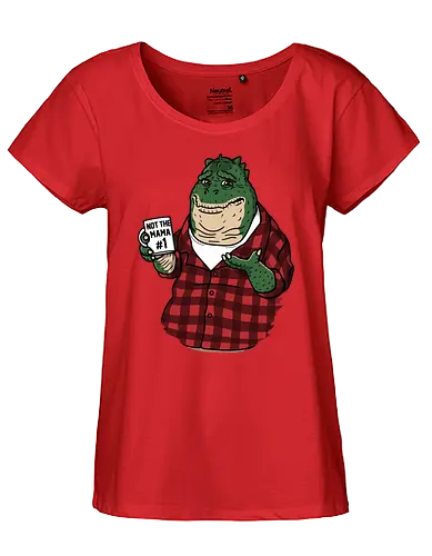 Not the Mama! - dinos, sinclair, not the mama, rl - Fairtrade Girl Shirt